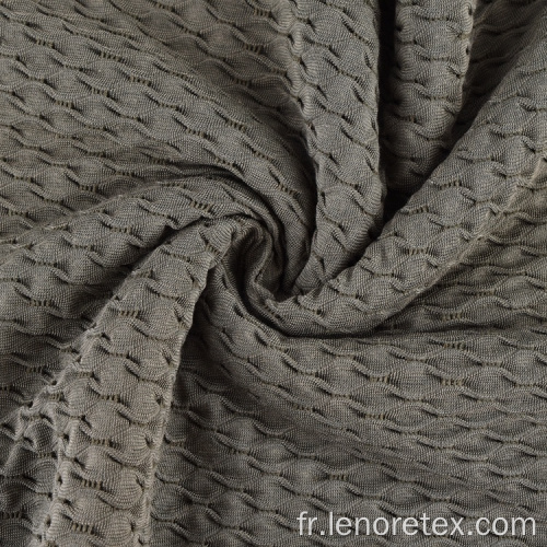 93% polyester 7% tissu jacquard en tricot extensible